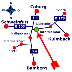 Hier finden Sie den Weg zu Hundt Metallbau